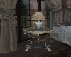 Table with a lamp