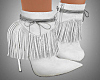 White Tassel Boots