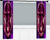 Purple Pents Dbl Curtain