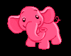 Animated Pink Elephant