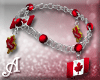 Canada Day Anklet - R