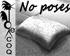 !mb no pose gray cushion
