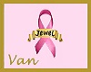 Jewel Pink Ribbon Tattoo