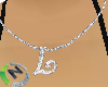 L Letter Necklace Name