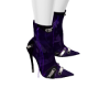 LUXE purple geo boots