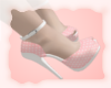 A: Polka dot blush heels