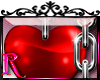 *R* Heart Chain Sticker