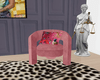 velvet chair - rose