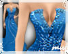 !VDip Gown cerulean blue