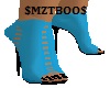 {TB}Blue Stiletto boots