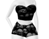 Skull Strapless