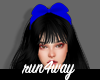 rw l Hair Scarf Blue