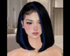 Black w/Blue Naomi Hair