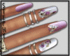 |S| Lilac Nails + Rings