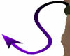 purple/black devil tail