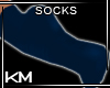 +KM+ Socks Blue