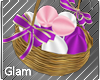 Lilac Easter Basket