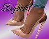 JA♥ Slingbacks Nude