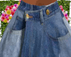 mini deformed denim