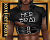 [L] Her Brat Blk  Top  M