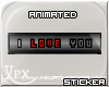 .xpx.I LOVE YOU animated