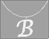 Letter B Necklace - F -