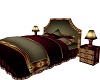 Burgandy Bed w/Poses