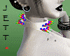 Rainbow Rave Collar