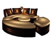 Brown Sofa with Poses