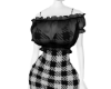 (PR) Checker Dress 