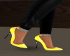 CF Yellow Spike Heels