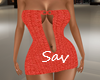 Mini Dress-Red