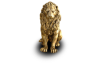X. Golden Lion Statue