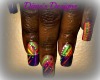 trendy designed nails