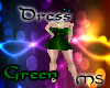 MS Evening dress green