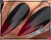 Black Red Nails