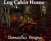 log cabin reading chair