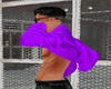 ! PURPLE HOODIE OVER HEA