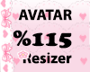 IlE Avatar scaler 115%