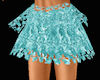 !Floral lace skirt sea