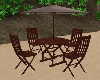 Wood Patio Table Set 2