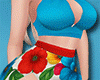 tt dress blue flowers