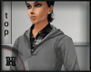 !H! Grey Hoodie LO