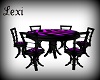 Purple Zebra Table