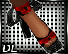 DL~ Bow Heels: Red