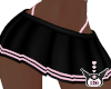 black and pink skirt