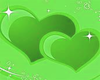 green heart bubblegum