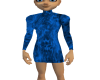 Blue Flaming Dress