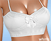 Lacy White Shorts Set
