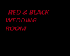 RED & BLACK WEDDING ROOM